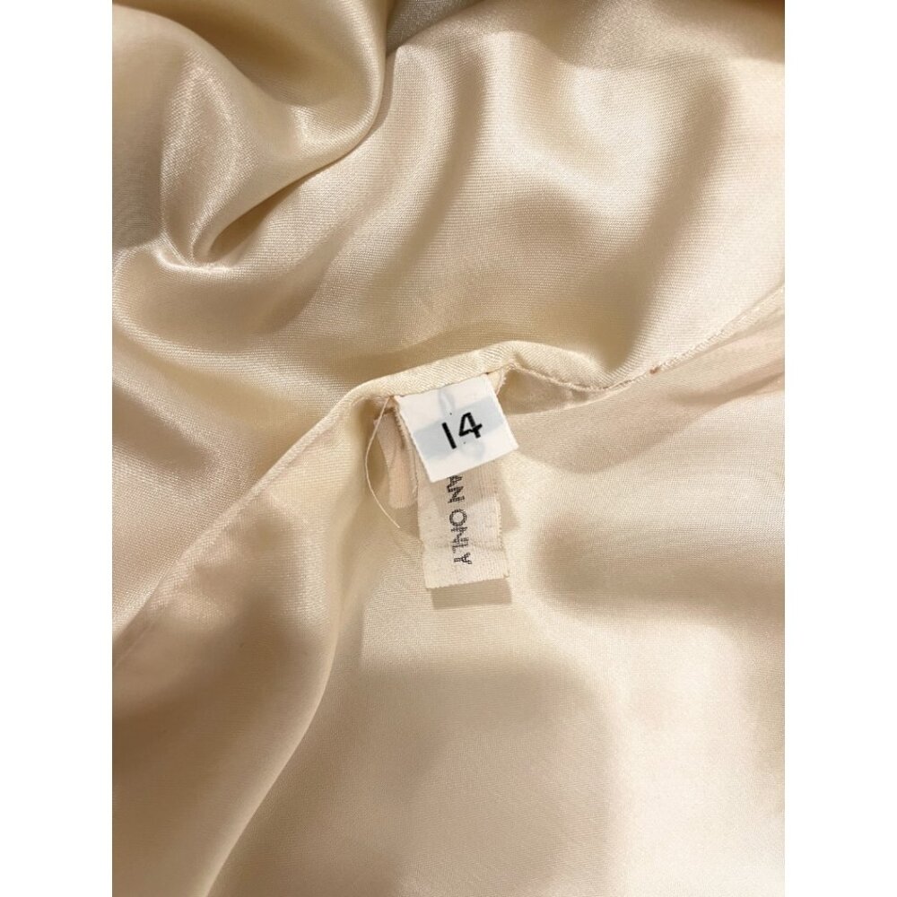 VTG I.Magnin Cream Color Preppy Mohair Coat USA Union Made 1960s Wood Toggles - Picture 15 of 16